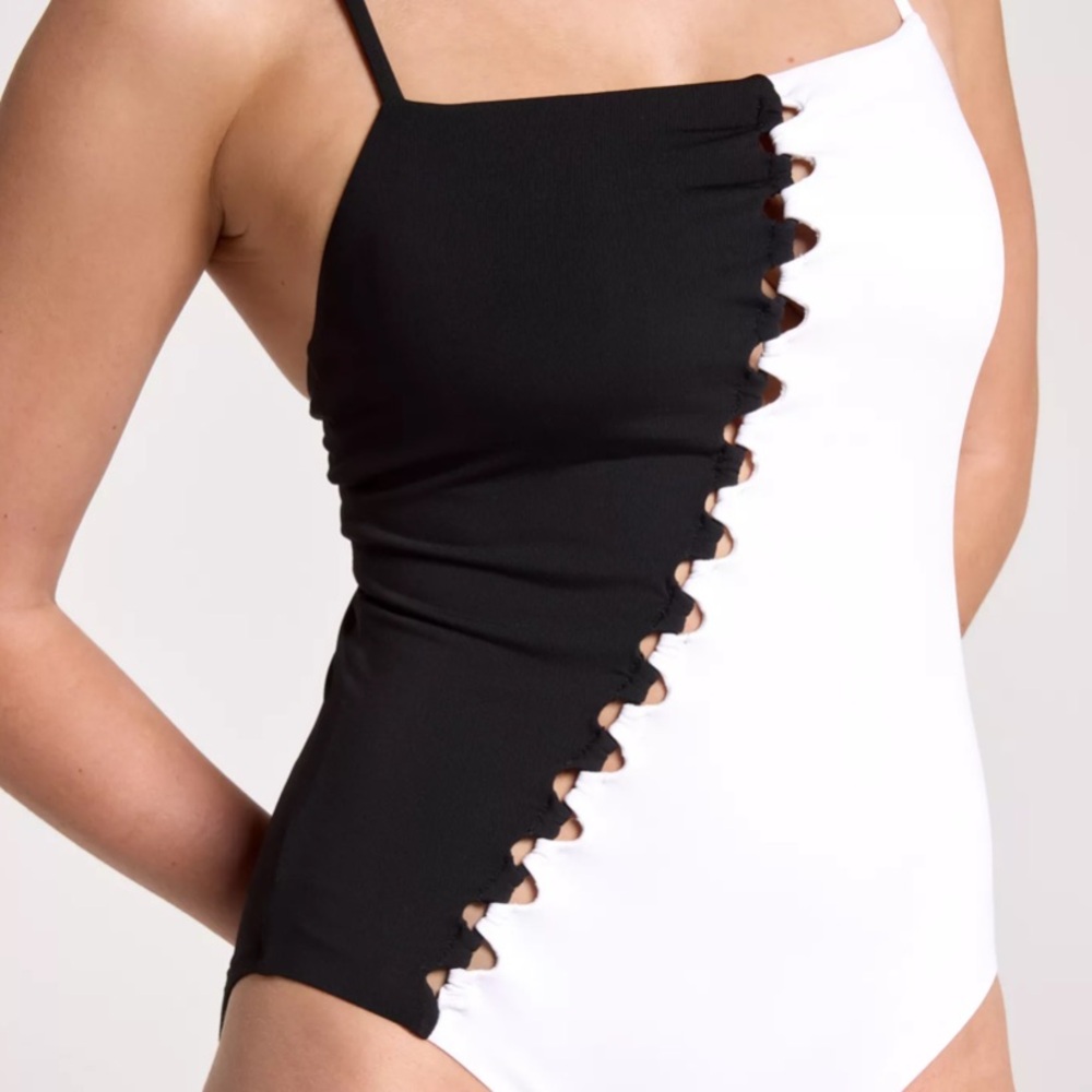 CALIA by Carrie Underwood Black and White Swimsuit